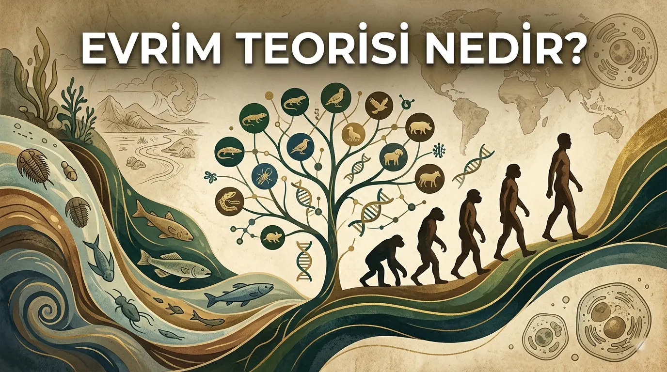 Evrim Teorisi Nedir? Türlerin Kökeni, Mekanizmaları ve Bilimsel Kanıtları görseli